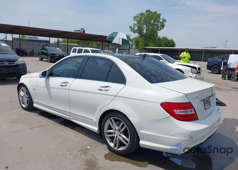 2012 Mercedes-Benz C 250 Sport from USA, damaged, VIN WDDGF4HB5CR216989